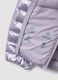 Ultralight Steppjacke in Violett mit Kapuze und Reissverschluss f&uuml;r M&auml;dchen_2