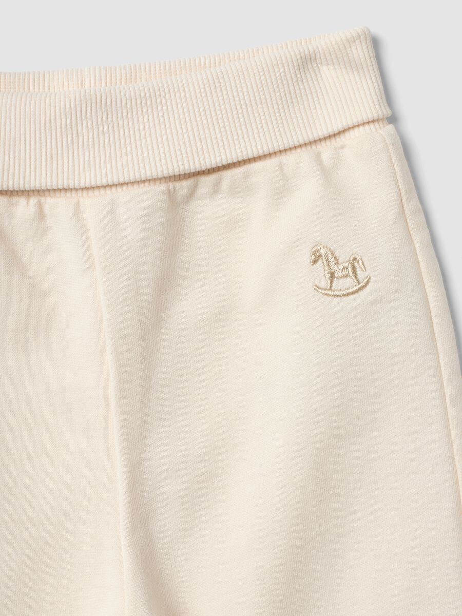 Blue and beige organic cotton baby set_2