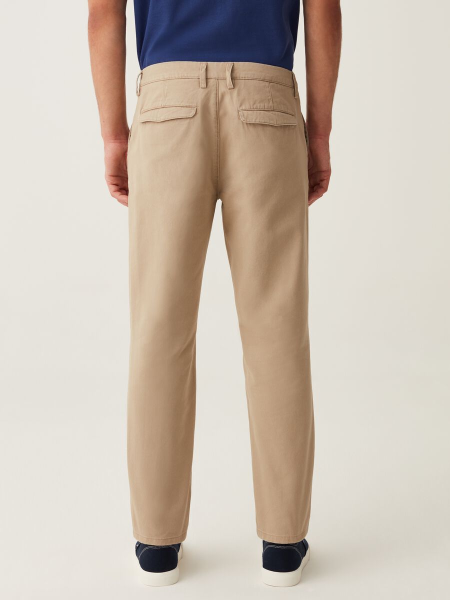 Cotton twill chino trousers_2