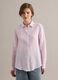 Camisa de puro linho com riscas brancas e rosas, ajuste regular_2