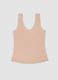 Beiges Tanktop aus Stretchmaterial, Regular Fit_6