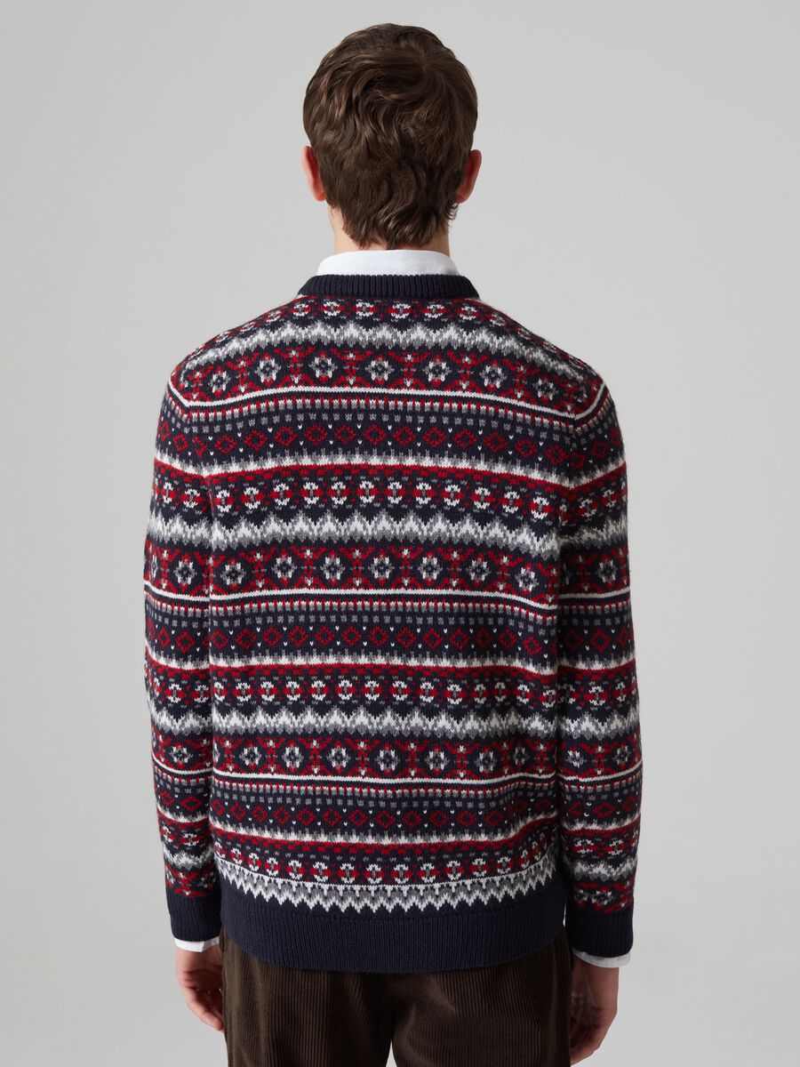 Christmas Jumper with all-over jacquard drawing_2