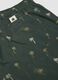 Green boxer swim shorts with palm print_5