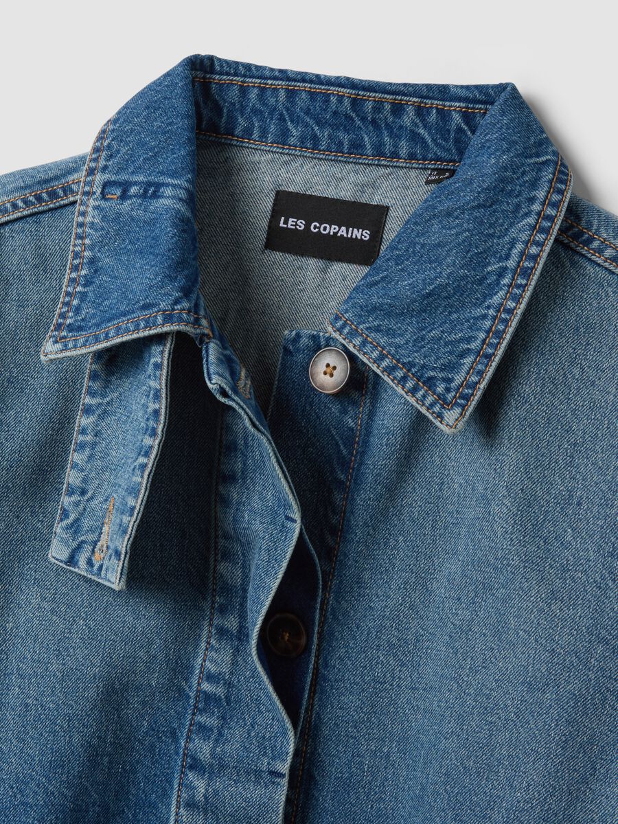 Blue oversized pure-cotton denim jacket_1