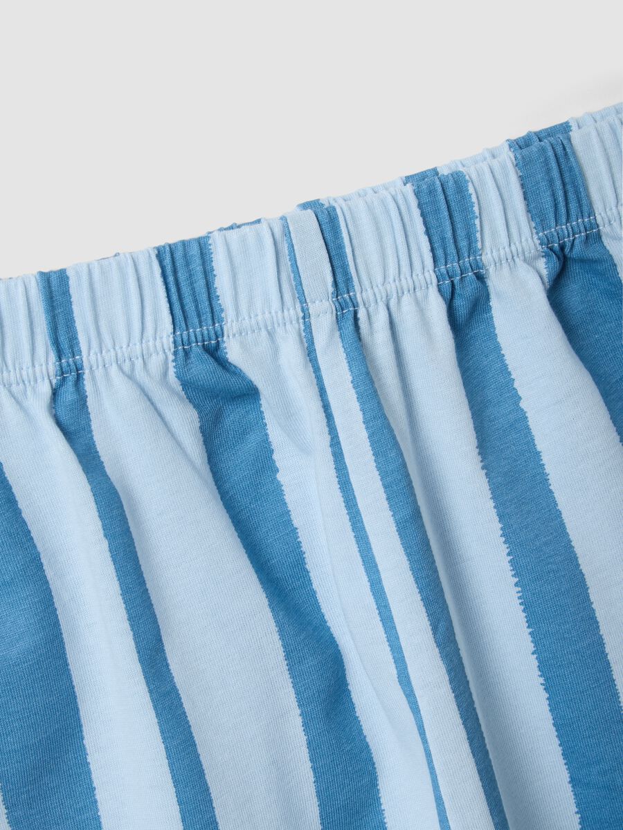 Multicolour pure cotton regular fit children's pyjamas_2