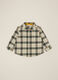 Multicoloured checkered cotton shirt_0