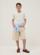 Boys' Beige Pure Cotton Baggy Shorts_0