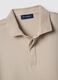 Polo bege regular fit em puro algod&atilde;o_5