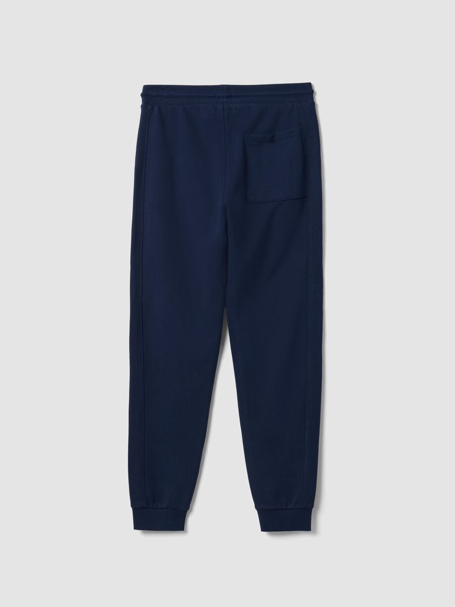 Blaue Joggerhose aus Bio-Baumwolle_1