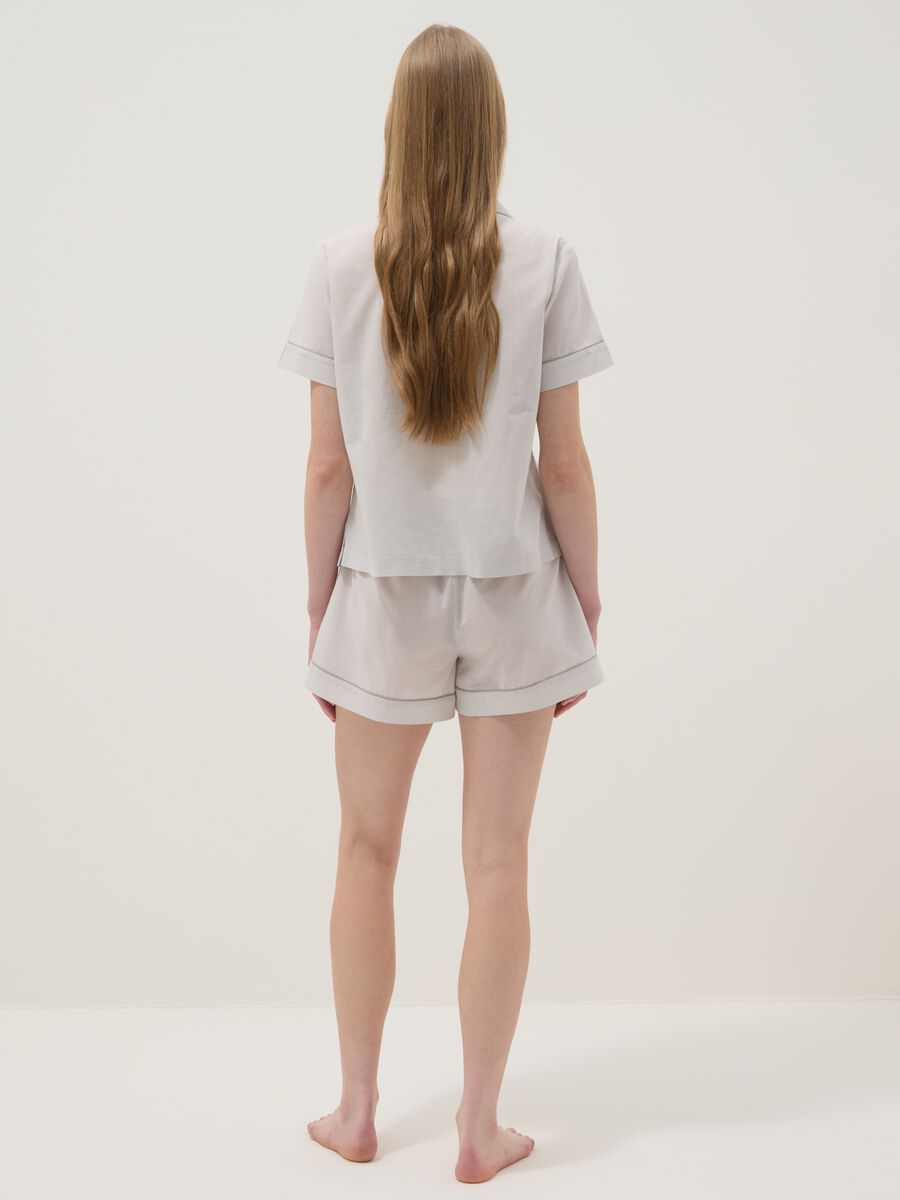 Regular-fit pure cotton grey pyjamas_2