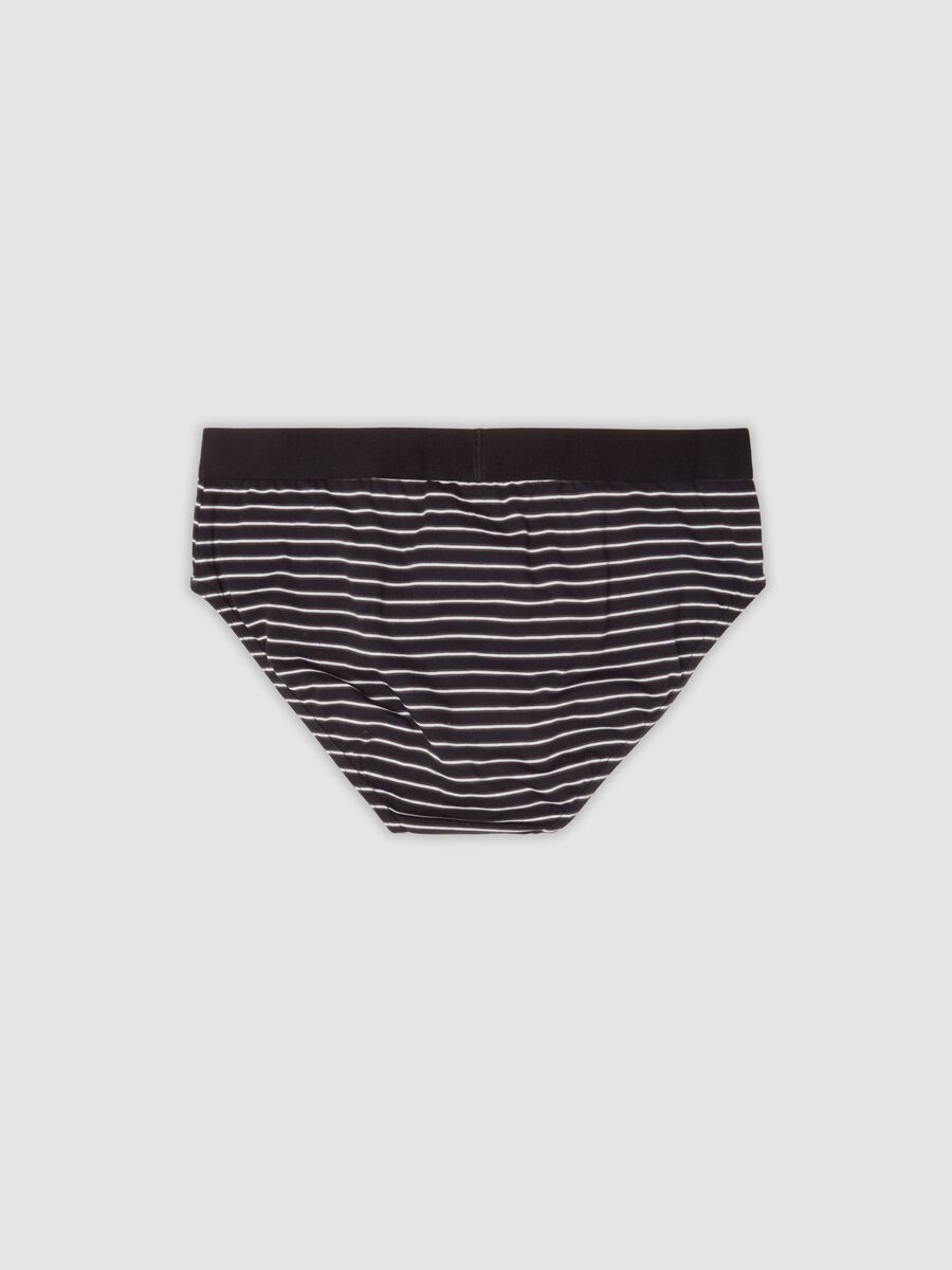 Pack of five multicolour organic stretch-cotton briefs_2