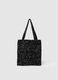Schwarze Shopper-Tasche mit Pailletten_0