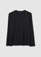 Black pure cotton sweater regular fit_4