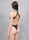 Cross Back Cut Out Swimsuit Black_1
