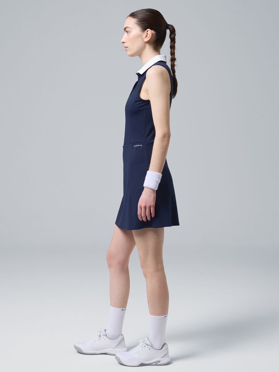 Blaues Sportkleid ALTAVIA COURT aus elastischem Funktionsmaterial_1