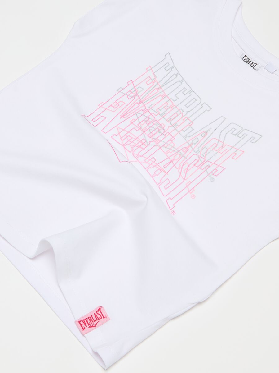 Sleeveless T-shirt with logo print_2