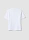 White relaxed-fit pure cotton short-sleeve T-shirt_5