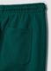 Jogger verdi in puro cotone stile college regular fit_2
