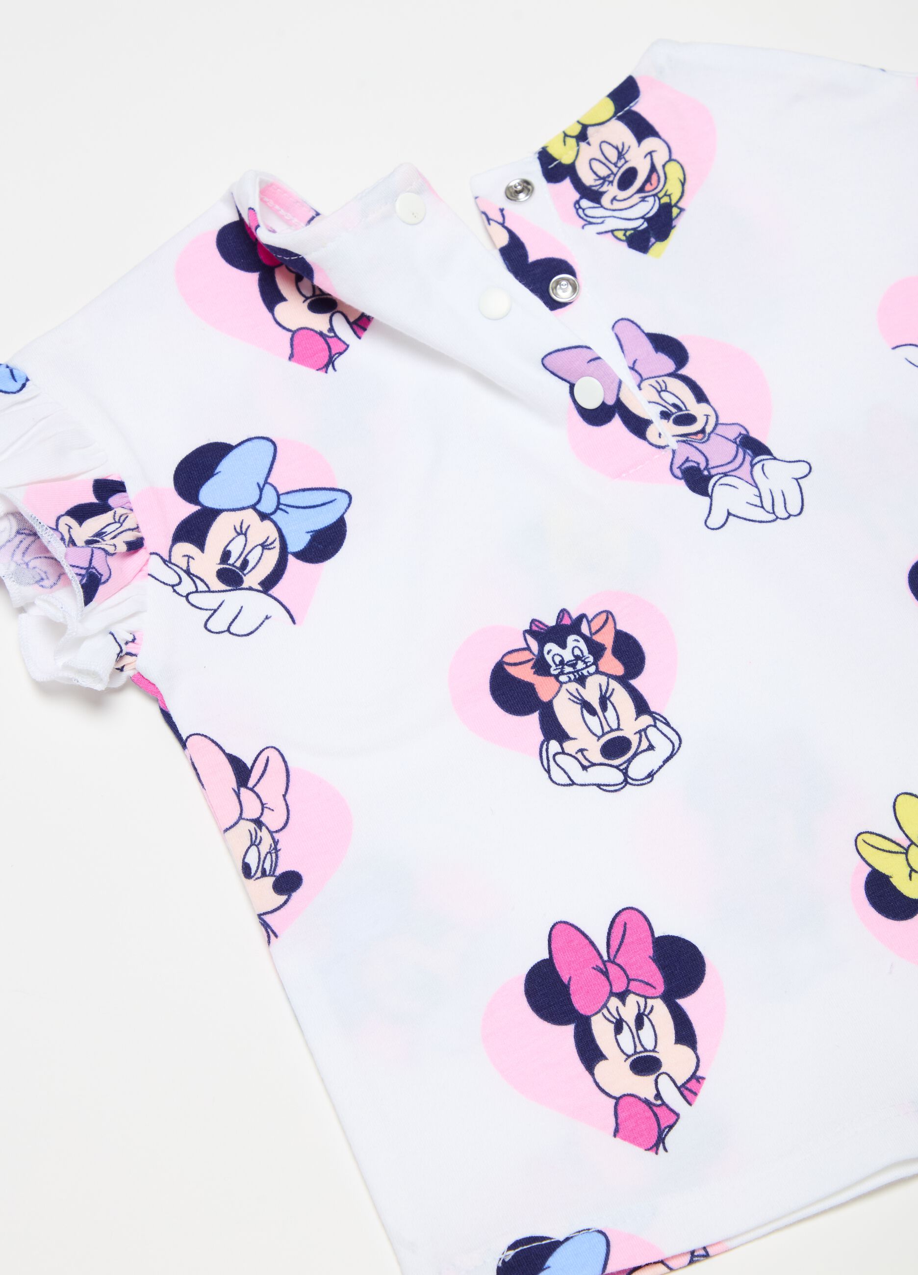 Jogging set with Minnie Mouse and hearts print