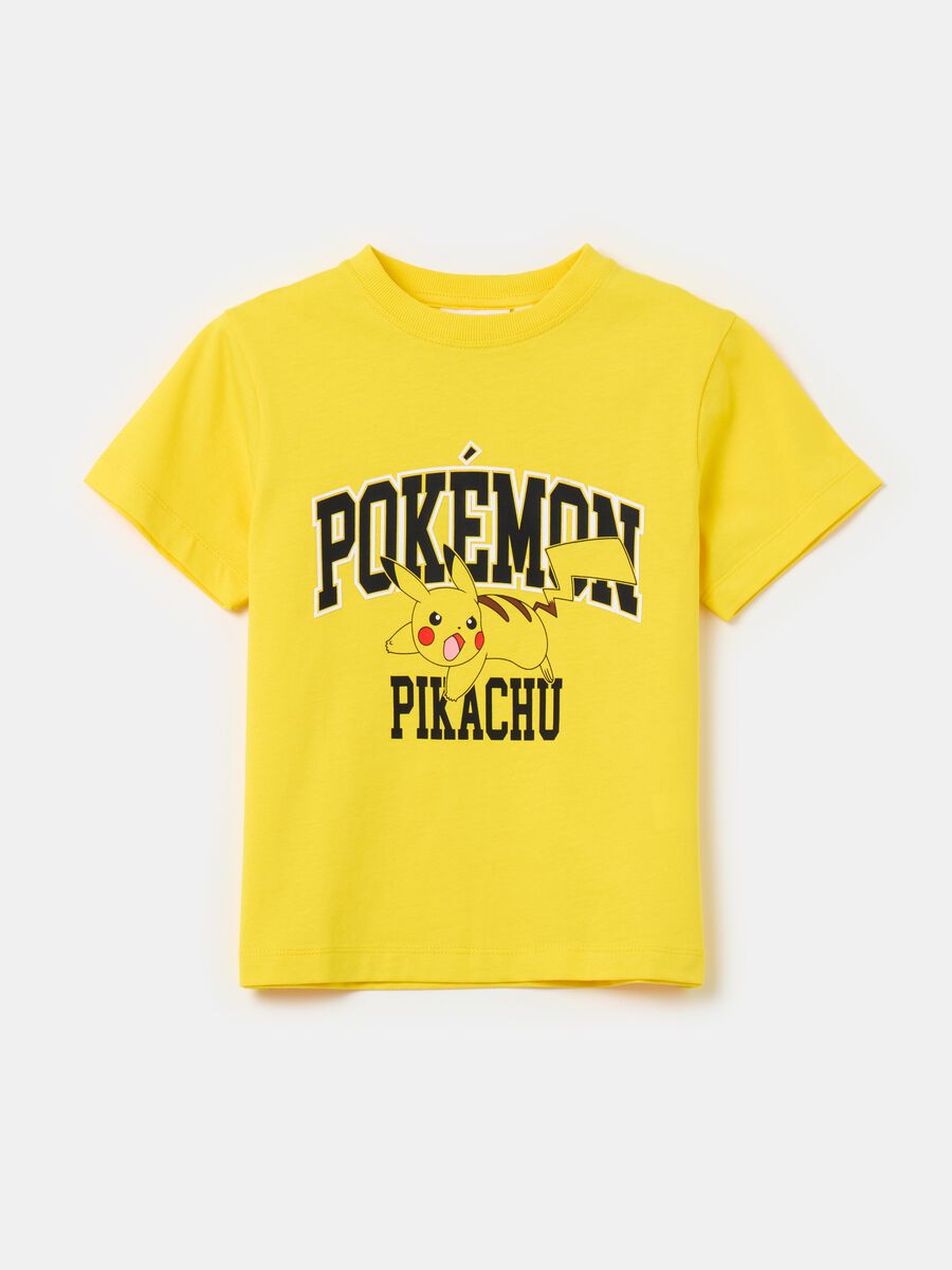 T-shirt con stampa Pokemon Pikachu_0