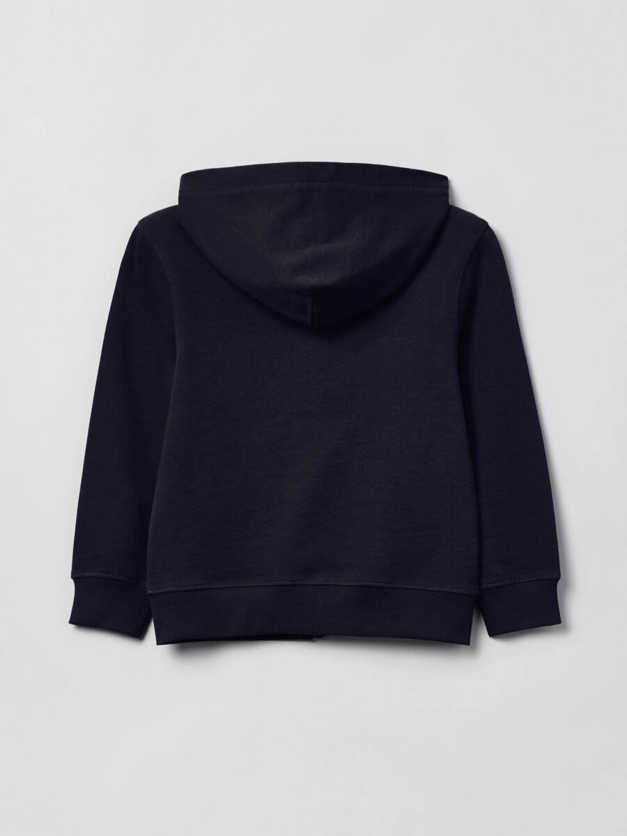 Fitness full-zip sweatshirt in cotton with hood_2