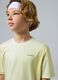 Yellow ALTAVIA COURT sports T-shirt in stretch technical fabric with tie-dye effect for boys_1