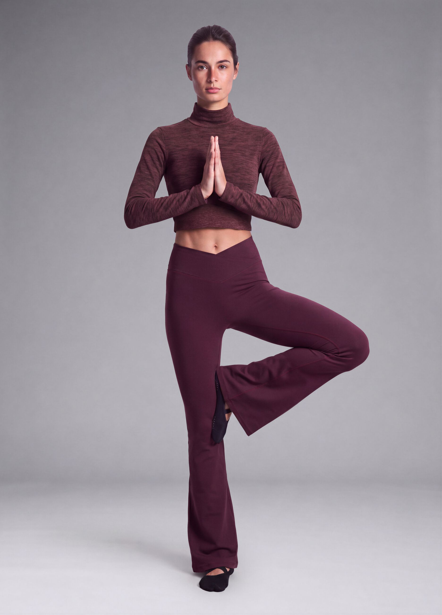 Violette Schlagleggings aus Stretchmaterial ALTAVIA STUDIO