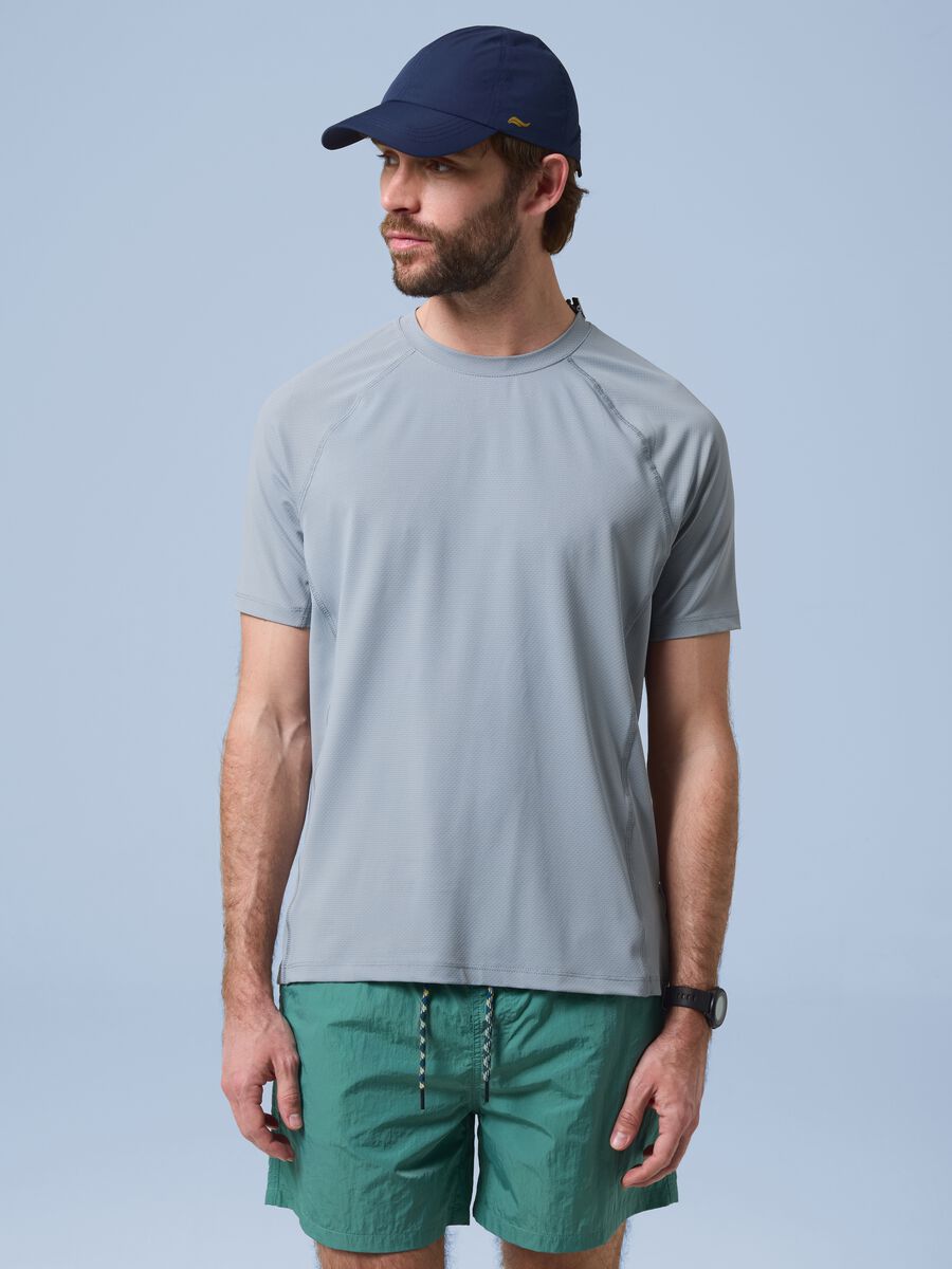 Grey ALTAVIA SAILING stretch T-shirt_0
