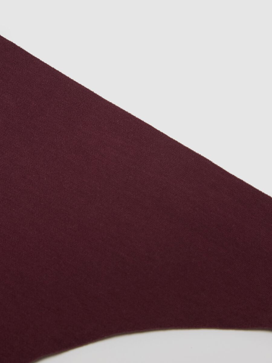 Purple stretch cotton Brazilian briefs_5
