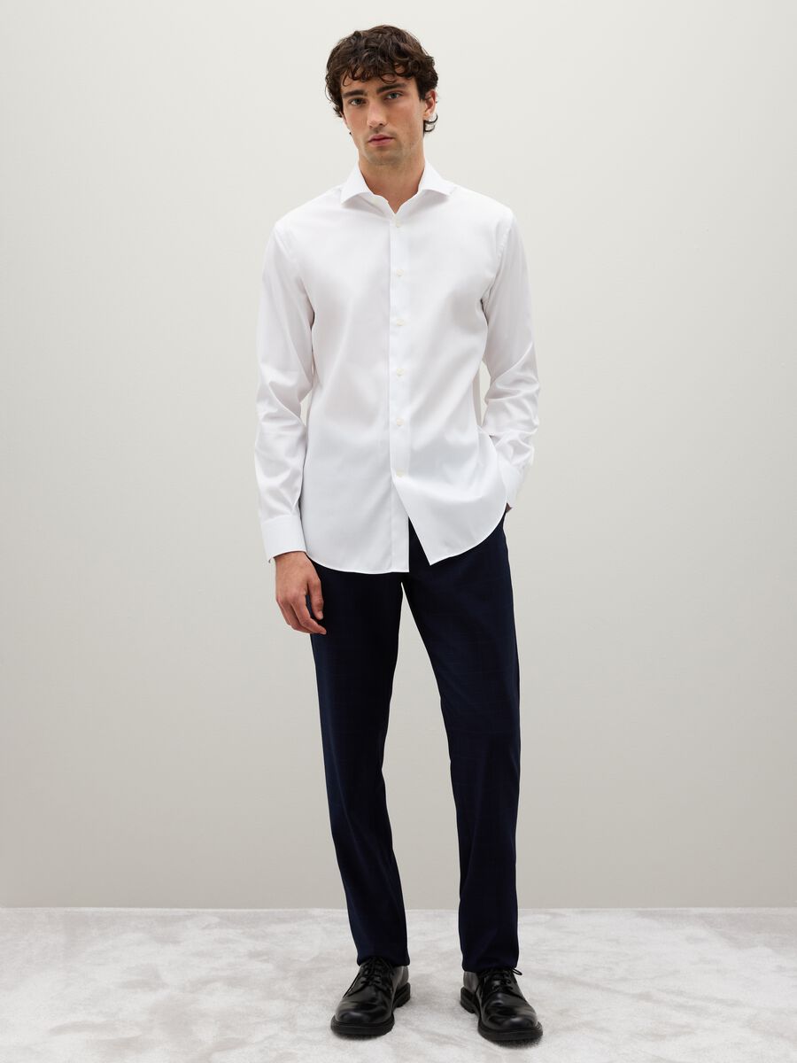 White pure cotton shirt regular fit_1