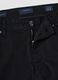 Schwarze Slim-Fit-Hose aus Stretch-Baumwolle mit f&uuml;nf Taschen_1