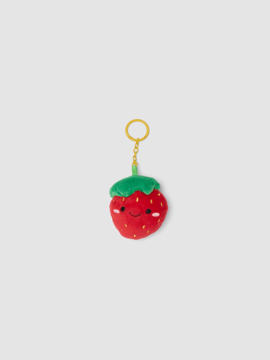 Portachiavi rosso a forma di fragola_1