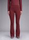 Red flared leggings in breathable stretch fabric ALTAVIA STUDIO_2