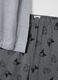 Grey cotton pyjamas with comic print_5