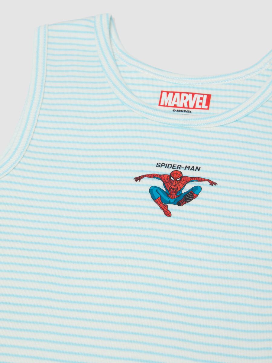2-pack multicolour Spider-Man organic cotton vests for boys_3