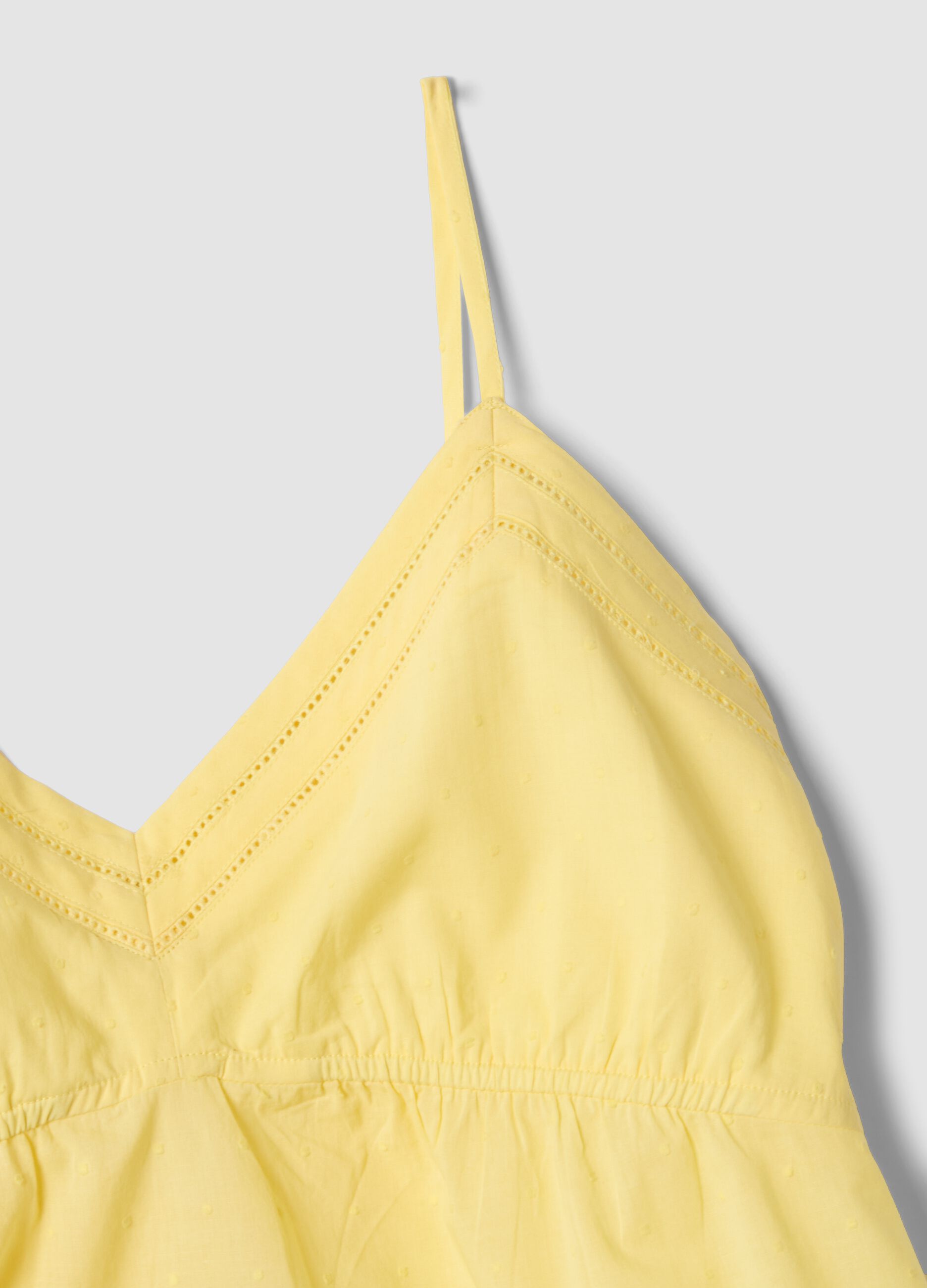 Yellow organic cotton pyjamas
