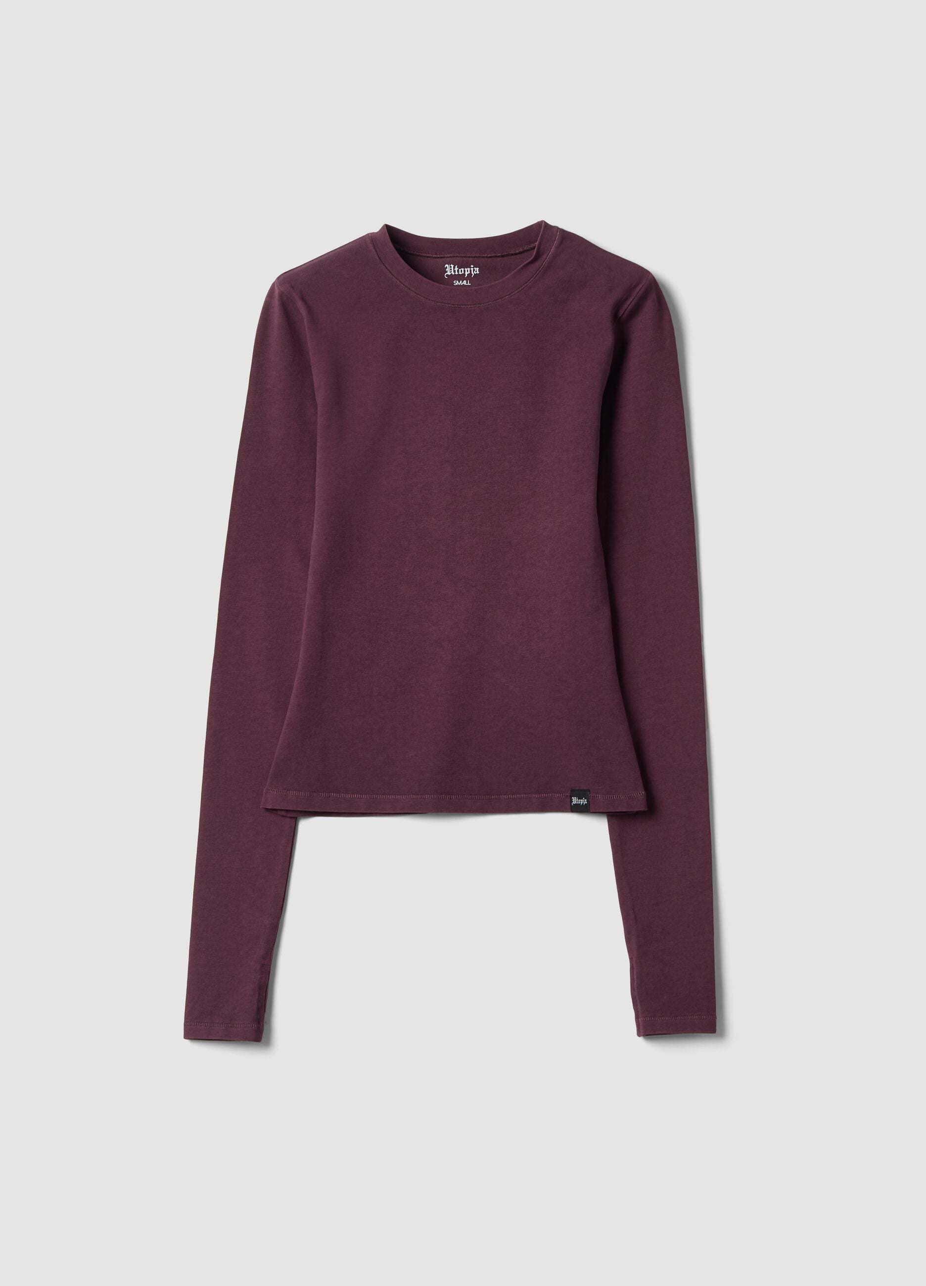 Perfect Longsleeve Washed Wine