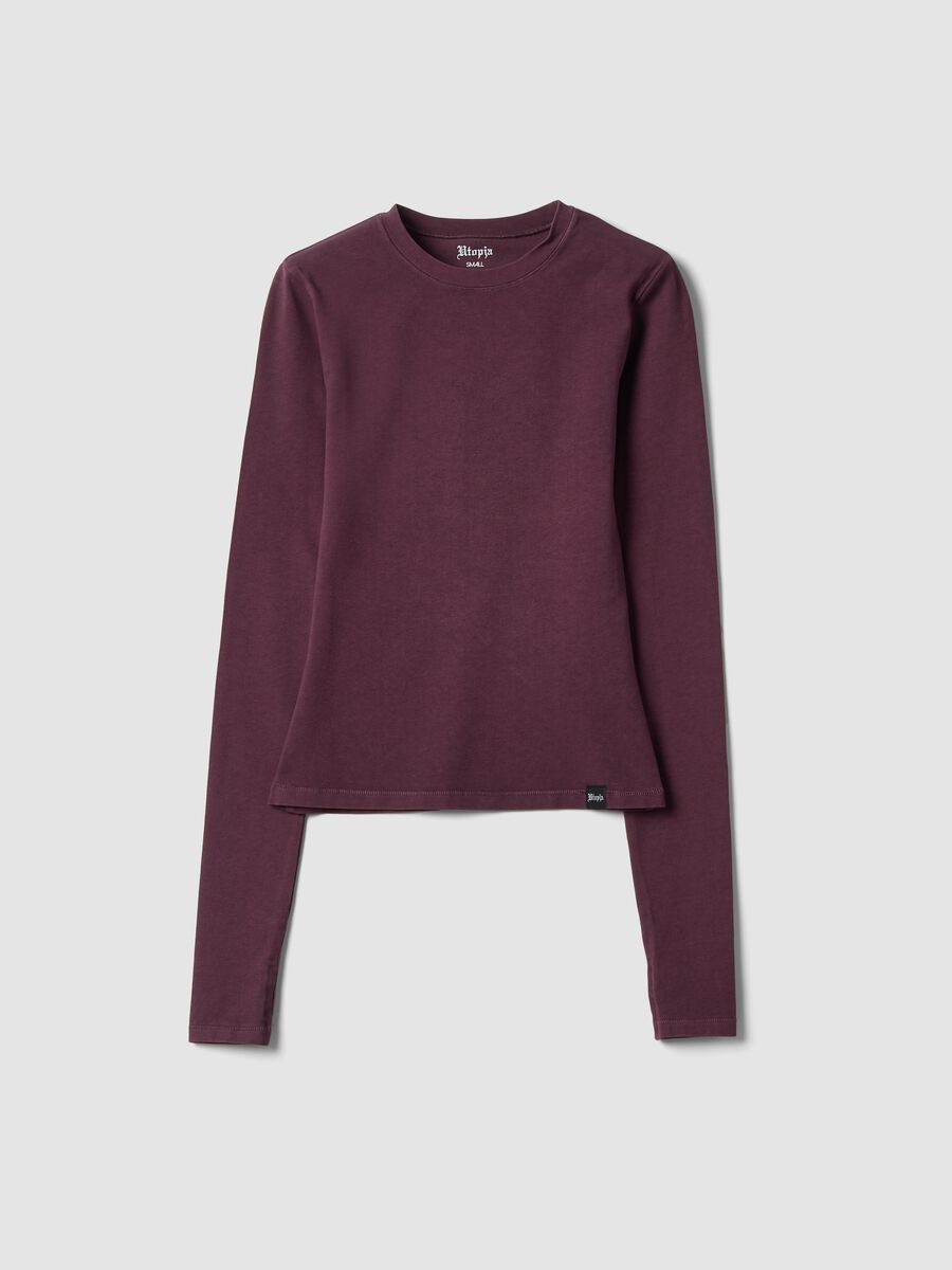 Perfect Longsleeve Washed Wine_0