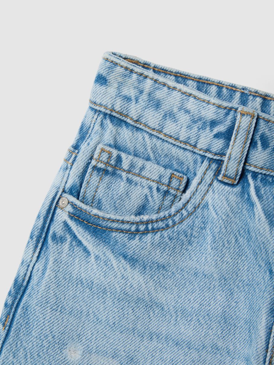Jean d&eacute;chir&eacute; en denim 100 % coton gar&ccedil;on, coupe confort_4