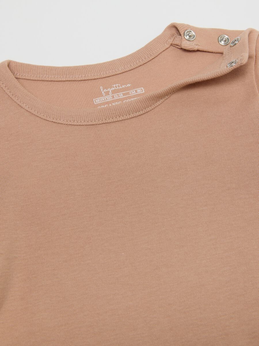 Newborn Short-Sleeved Multicolour Cotton Bodysuit Tripack_2