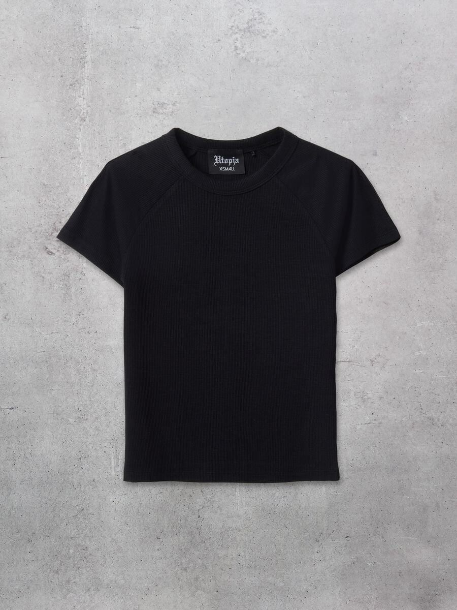 Ribbed Perfect Black T-shirt_4
