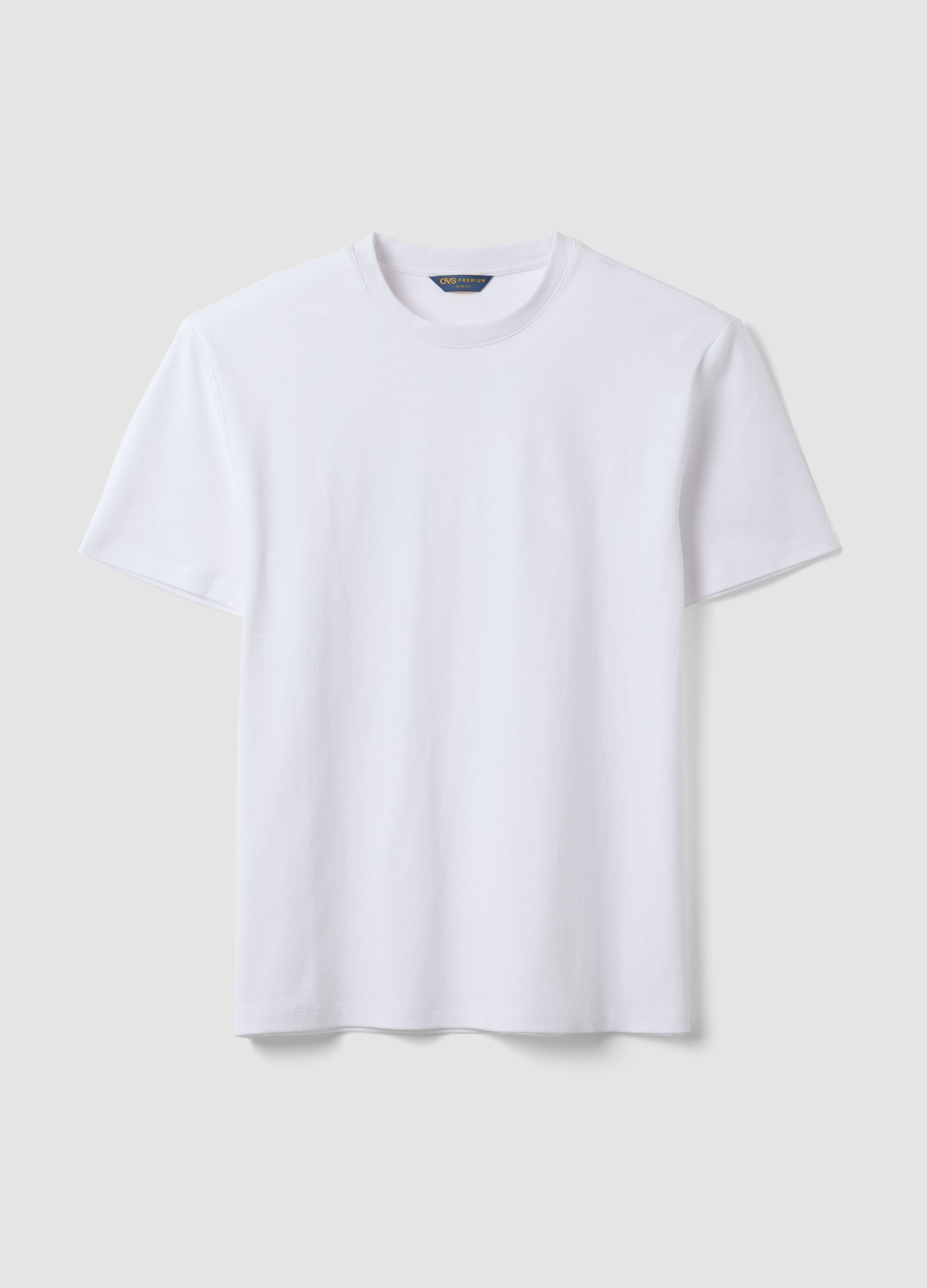 Weisses T-Shirt aus reiner Baumwolle