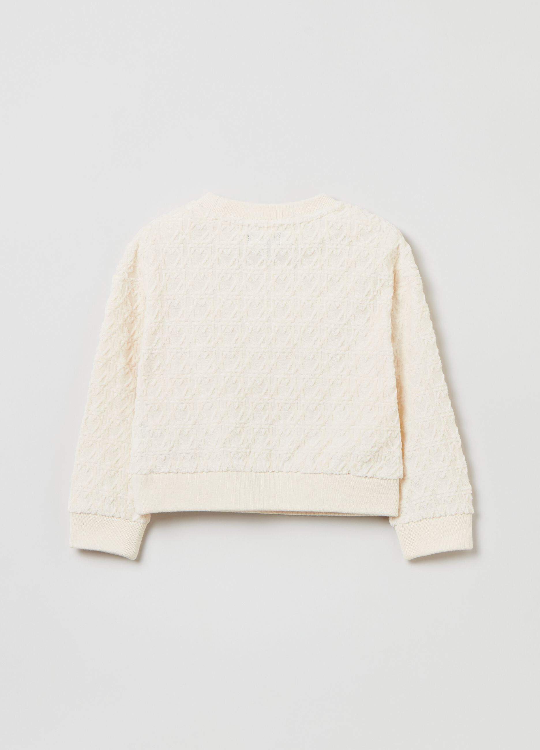 Sweatshirt with devoré texture_1
