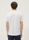 Weisses T-Shirt aus reiner Baumwolle mit Print, Regular Fit_3