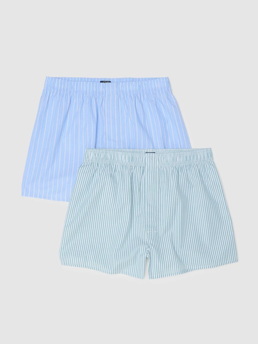 Two-pack boxers in pure cotton with multicolour stripes, regular fit_4