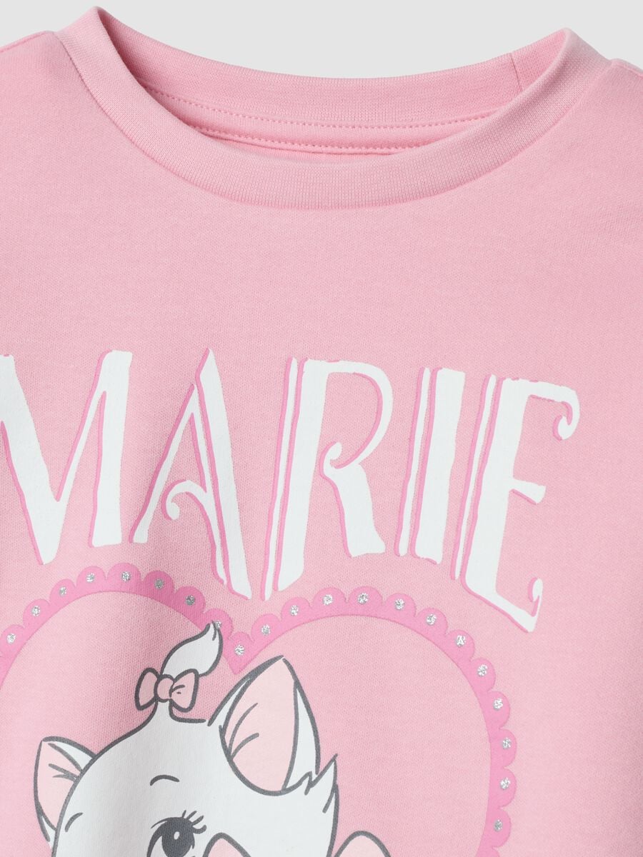 Pink organic cotton pyjamas with Aristocats print_2