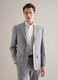 Grey single-breasted blazer with regular fit micro-checks_0