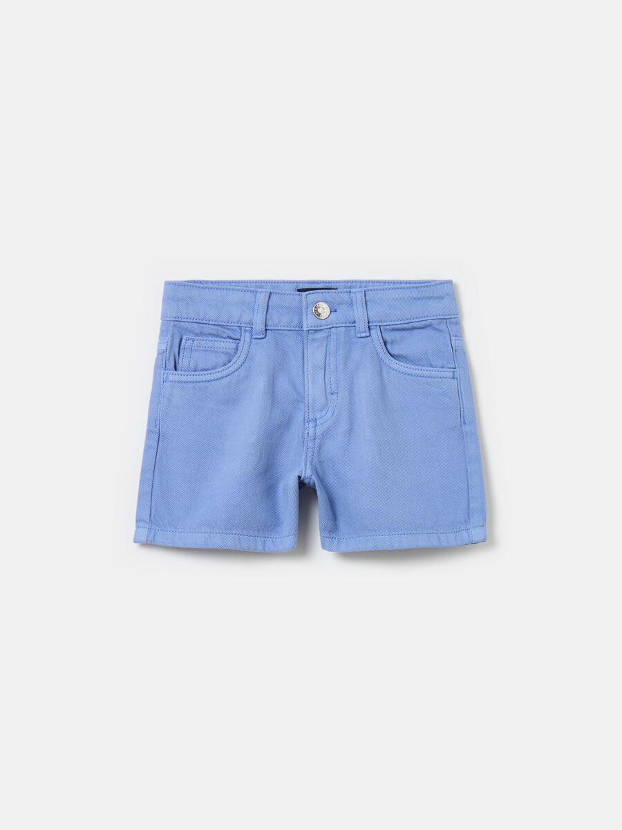 Drill shorts with five pockets_4