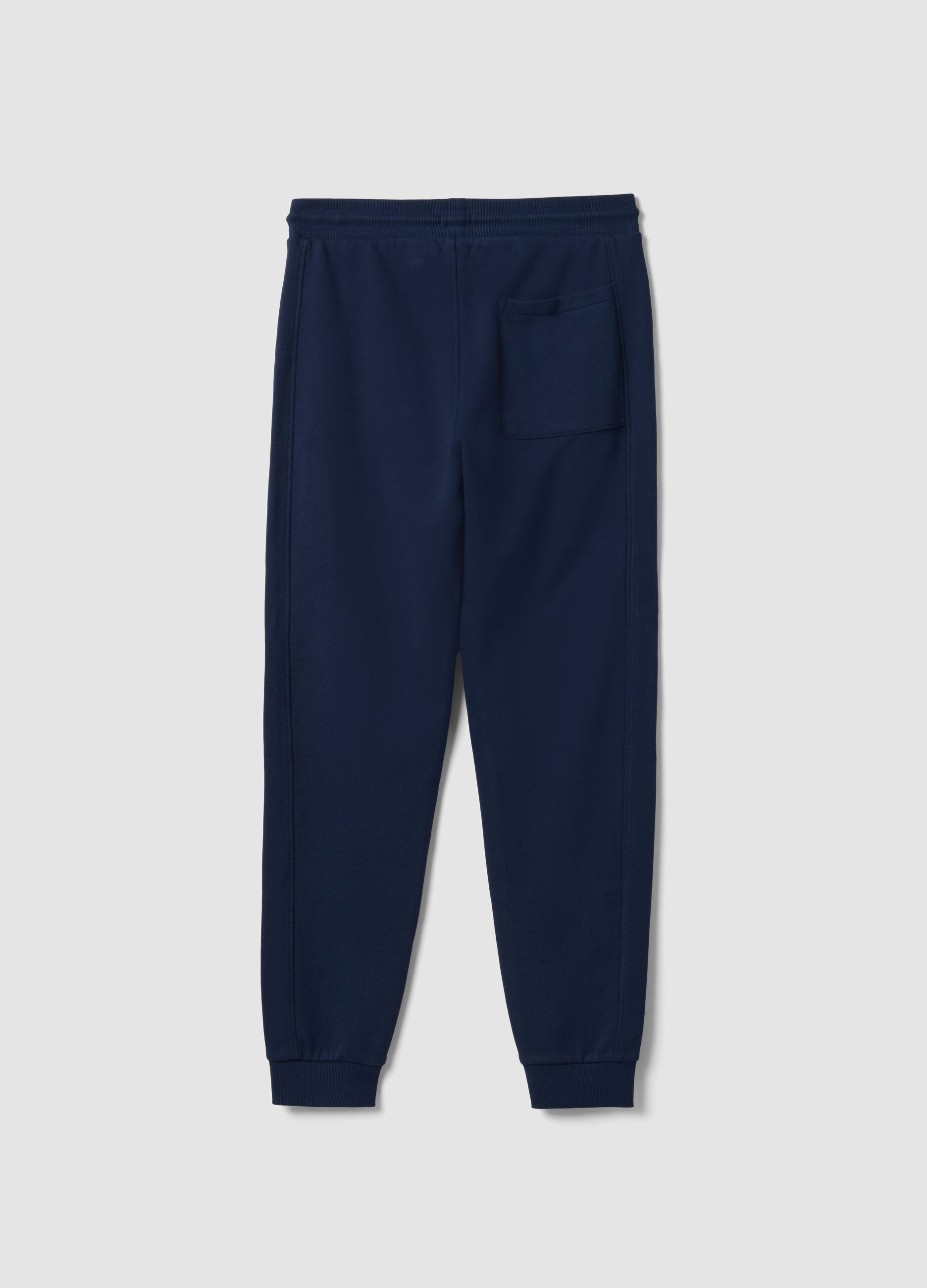 Blaue Joggerhose aus Bio-Baumwolle
