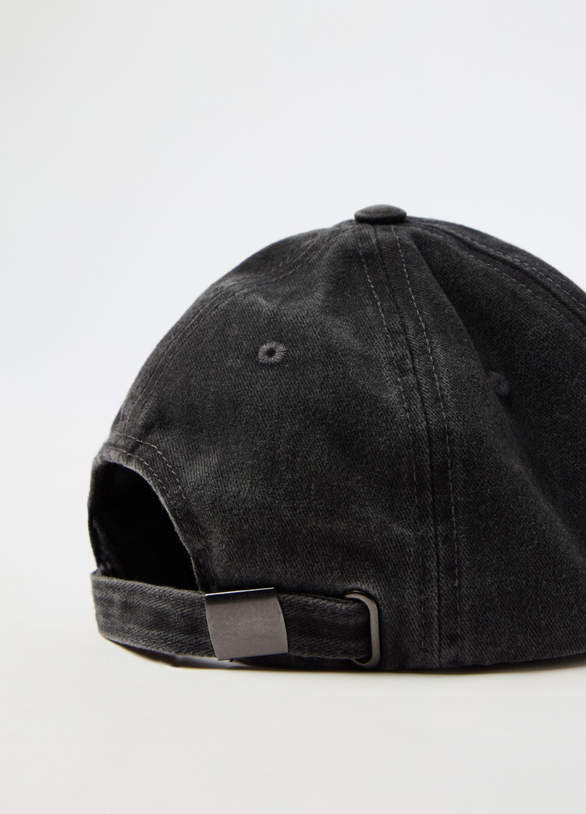 Baseball cap with abrasions